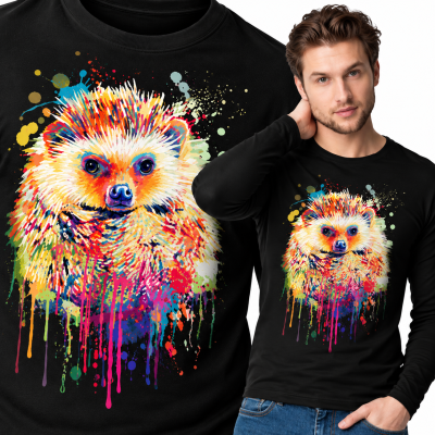 LONGSLEEVE ZWIERZĘTA  JEŻ 1